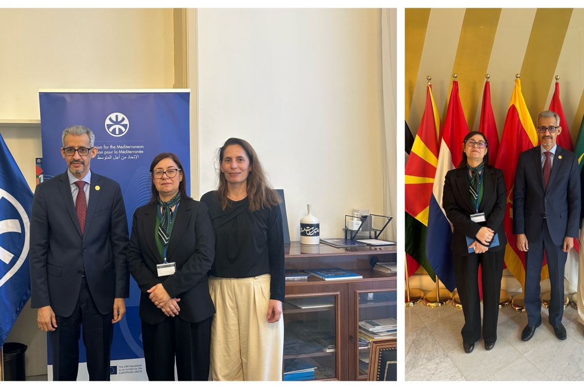Visite du Directeur Général de l'ALECSO à l'Union pour la Méditerranée à Barcelone