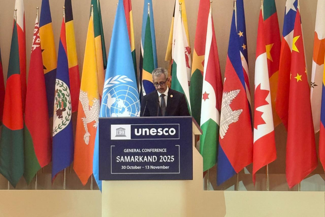 المدير العام للألكسو يشارك في المؤتمر العام لليونسكو في سمرقند