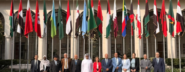 مكتب تنسيق التعريب يشارك بمقر جامعة الدول العربية  في اجتماع اللجنة التنفيذية للاستراتيجية العربية الموحدة لاستعادة الأرشيفات العربية المنهوبة