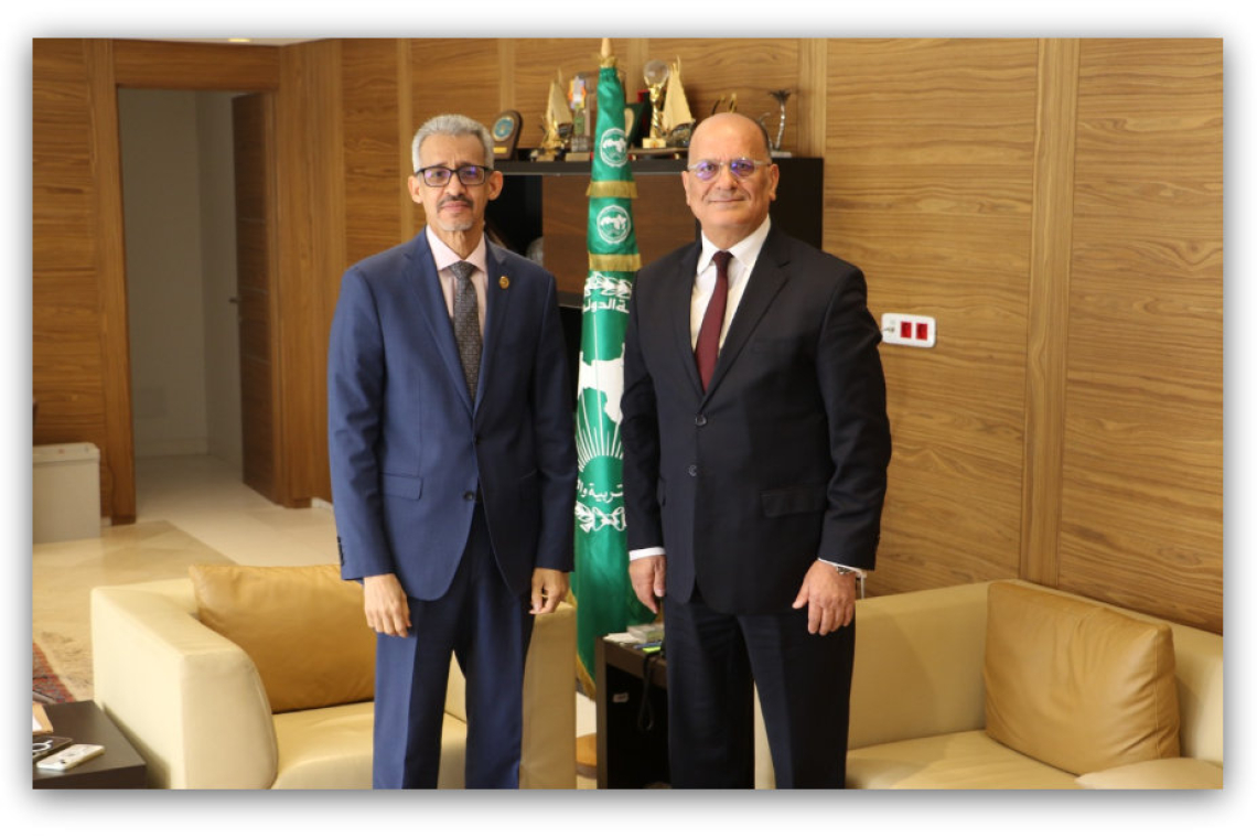 المدير العام للألكسو يستقبل المدير العام للمعهد الثقافي الإفريقي العربي