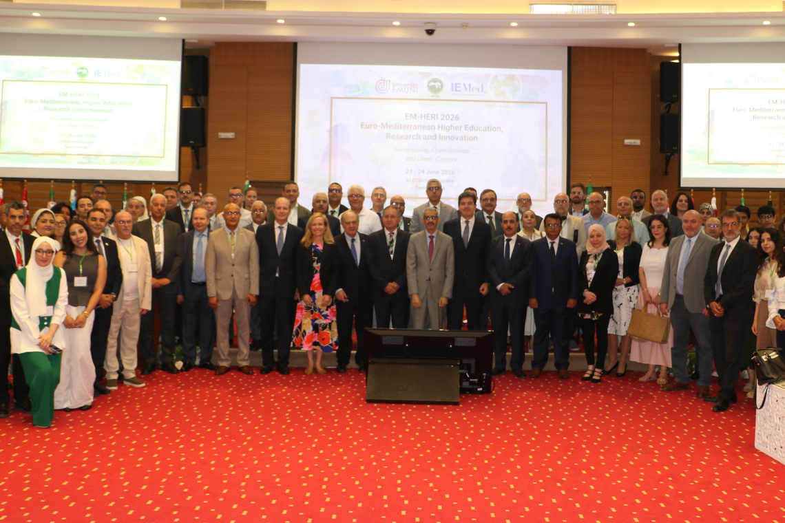 الألكسو تعقد المؤتمر الأورو-متوسطي للتعليم العالي والبحث العلمي والابتكار (EM-HERI 2026) حول الاستدامة والعلم المفتوح والوظائف الخضراء