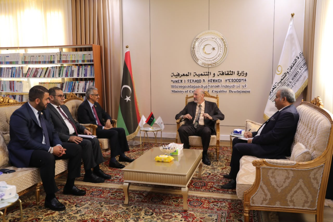 وزير الثقافة الليبي يستقبل المدير العام للألكسو والوفد المرافق