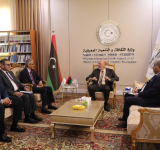وزير الثقافة الليبي يستقبل المدير العام للألكسو والوفد المرافق