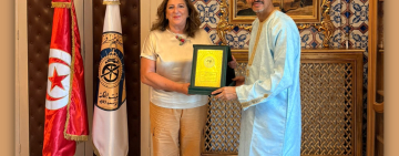 المدير العام للألكسو يؤدي زيارة إلى بيت الحكمة