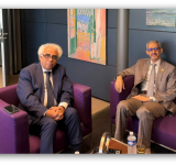 المدير العام للألكسو يلتقي المدير العام لمعهد العالم العربي في باريس لبحث آفاق التعاون الثقافي
